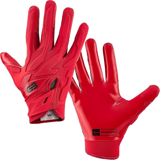 Grip Boost Football Gloves Raptor 2.0 Padded Men's Lineman Gloves with Boost Plus Grip Technology
