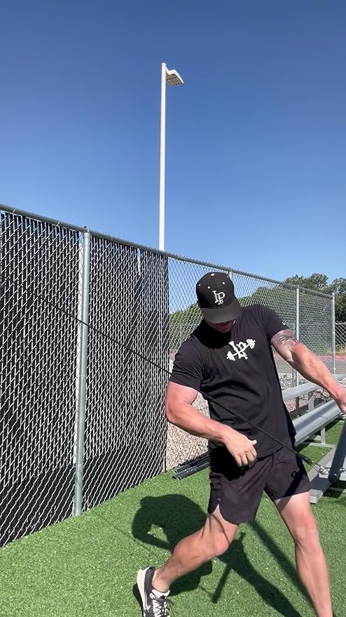 Power Swing Pro Resistance Swing Training Bat Baseball Softball Cricket Training Aid, 5 Adjustable Resistance Bands, Swing Path, Strength, & Bat Speed for All Ages, at Home Training
