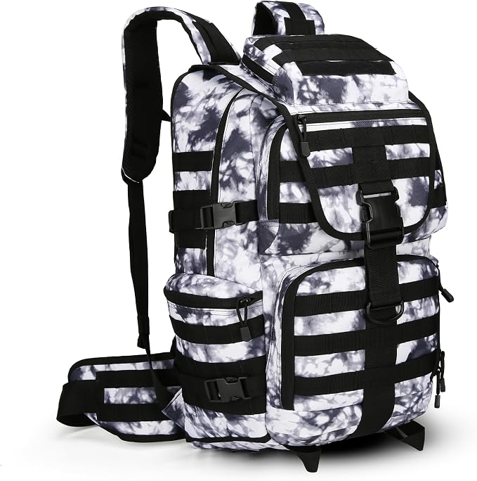 50L Military Tactical Backpack 3 Day Assault Pack Molle Daypack Hiking Backpack for Men and Women