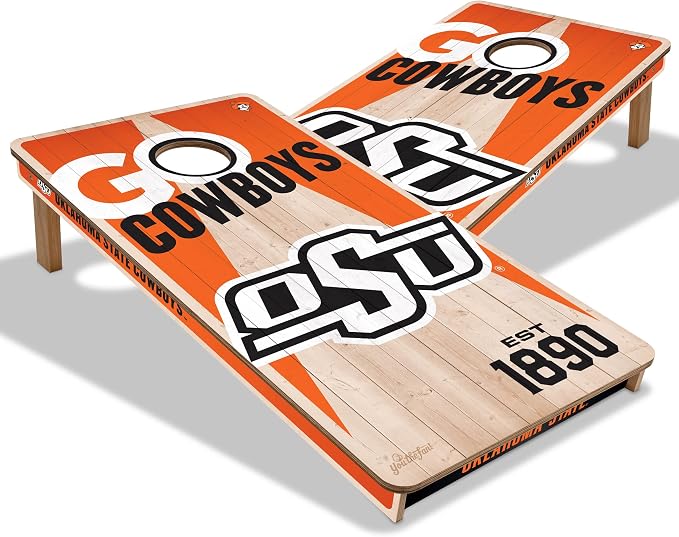 YouTheFan NCAA 2’ x 4’ Professional Wood Cornhole Game