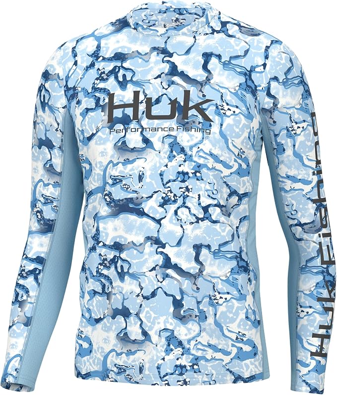 HUK Men's Icon X Long Sleeve Shirt, Performance Fishing Shirt