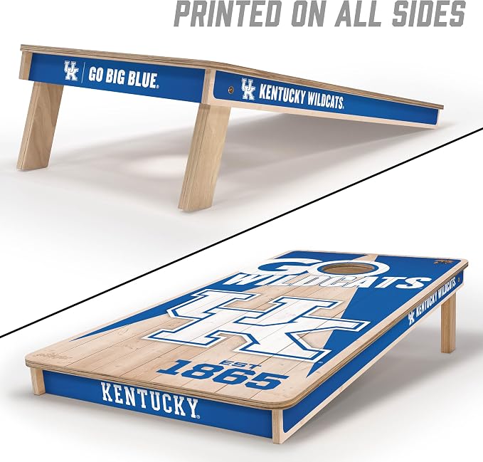 YouTheFan NCAA 2’ x 4’ Professional Wood Cornhole Game
