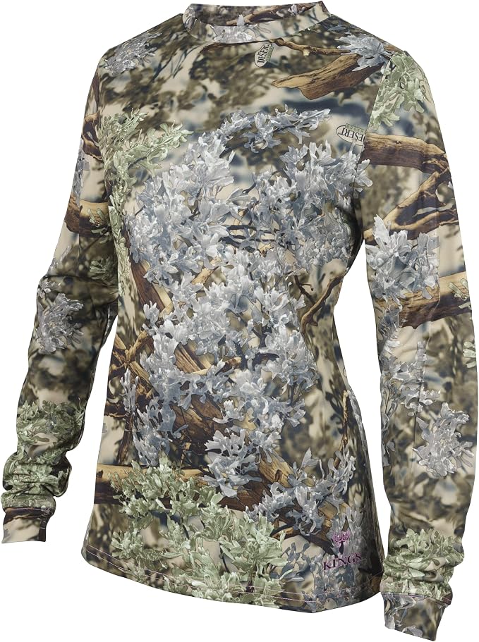 King's Camo Ladies Hunter Series Long Sleeve Camo Tee