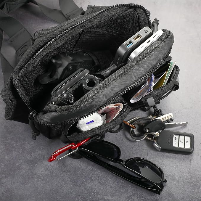Sports Chest Holster Bag EDC Pouch Bag IFAK Chest Pack for Running