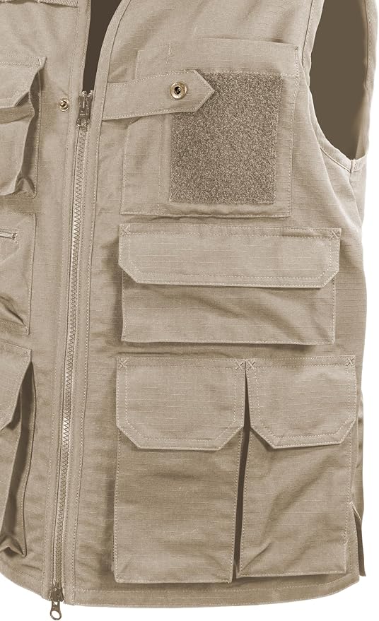 Edgetec Outdoor Utility Vest, Fishing, Hunting, Tactical Ripstop
