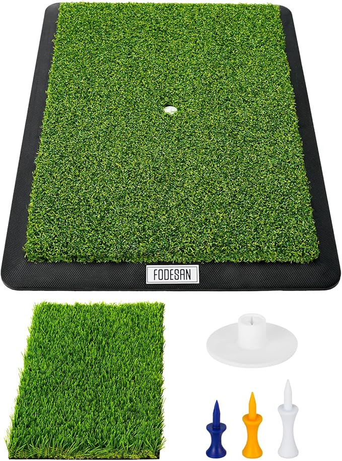 High-Precision Golf Hitting Mat – Practice Mat with Swing Path Feedback & Impact Detection – Indoor/Outdoor Use – Golf Swing Trainer for Home Training – Gift for Golfers, Beginners & Pros