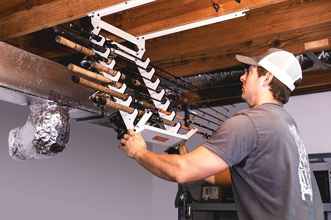 MAXXTUFF Ceiling-Mount Rod Holder