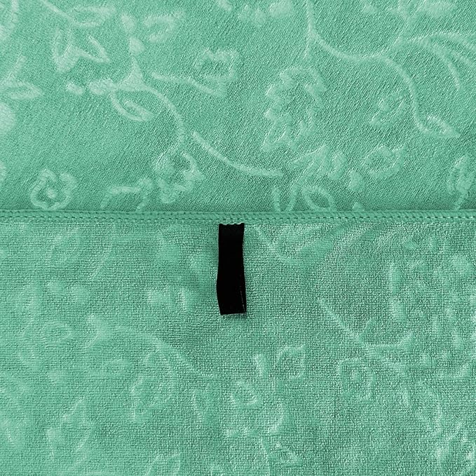 JML Microfiber Bath Towels, Oversized Bathroom Towel 2 Pack 40" x 80", Super Absorbent and Fast Drying, Soft Large Microfiber Bath Sheet for Beach, Sport, Fitness, Yoga, Green