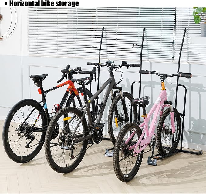 PHUNAYA Bike Stand,Vertical Bike Rack For Indoor Bike Storage,Upright Bicycle Stand Floor. (StyleA-2pack)
