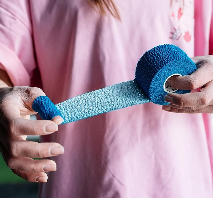 WARM BODY COLD MIND Lifting Thumb Tape for Weightlifting |1.5" x 20.6ft| - Hook Grip Tape for Gym, Powerlifting, Deadlift, Weight Lifting, Athletic Finger Wrap