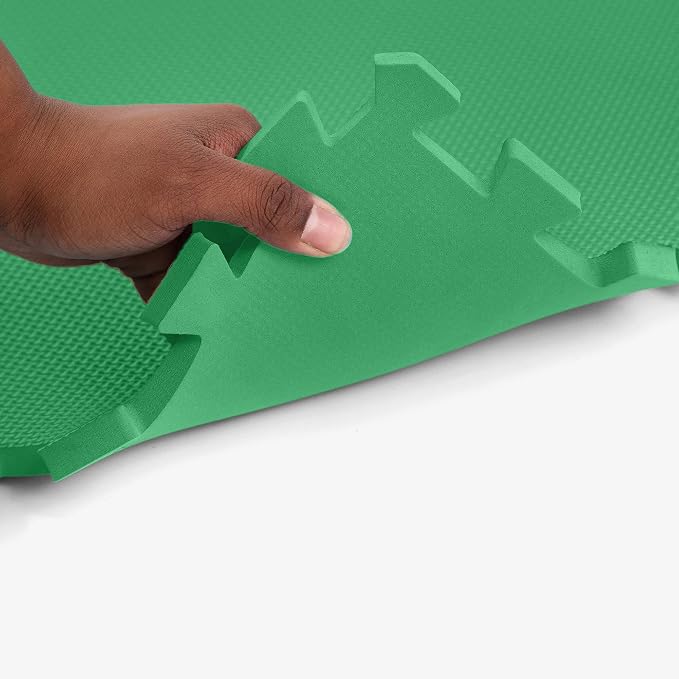 Flooring Inc's Puzzle Exercise Mats, EVA Foam Interlocking Floor Mats for Protective, Cushioned Workout Flooring for Home and Gym Equipment, Multiple Sizes & Colors