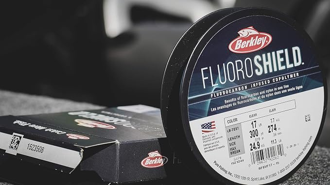 Berkley FluoroShield Fluorocarbon Fishing Line, Clear