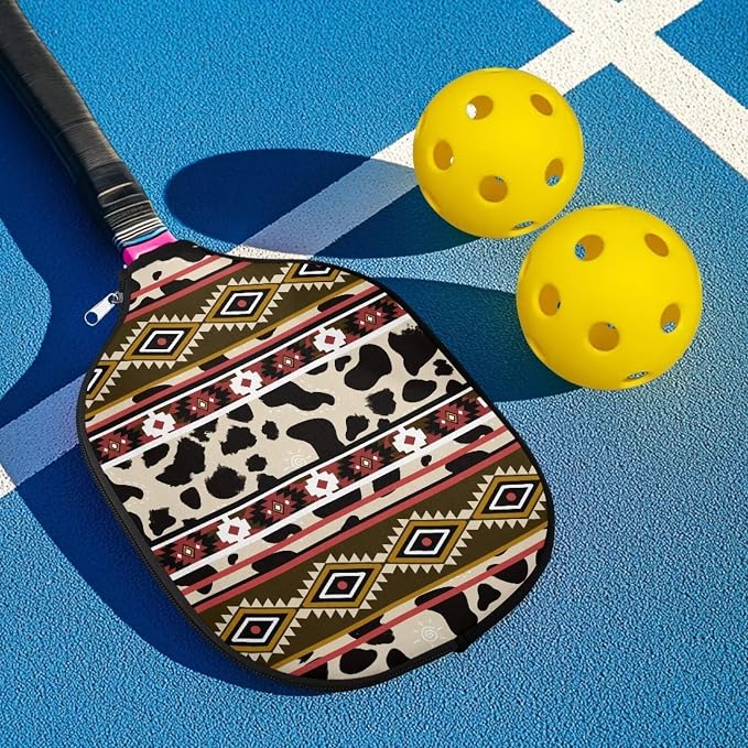 Pickleball Paddle Covers Only for Men and Women Zipper Closure Protection and Decoration