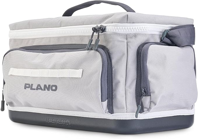 Plano Weekend 3700 Tackle Bag, Cutting-Edge Fishing Tackle Bag, Molded Waterproof Base, Spacious Storage, Die Cut Tool Sleeves, Daisy Chain Attachment Points