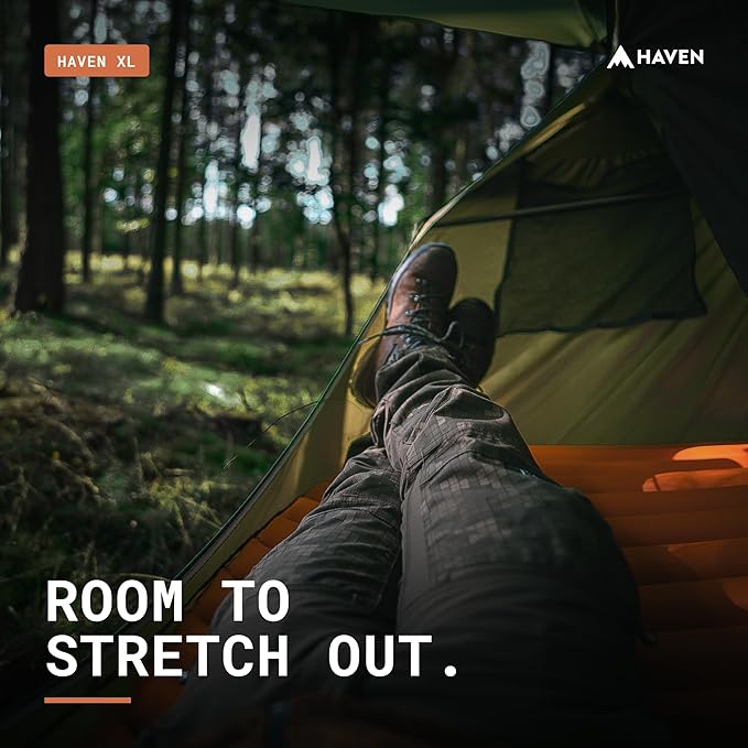 Haven Tents Lay Flat Hammock Tent - Waterproof Camping Hammock with Mosquito Net, Insulated Pad and Rainfly - Haven Tent, Haven XL, Haven Safari