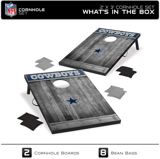 Wild Sports 2'x3' MDF Wood NFL Cornhole Set