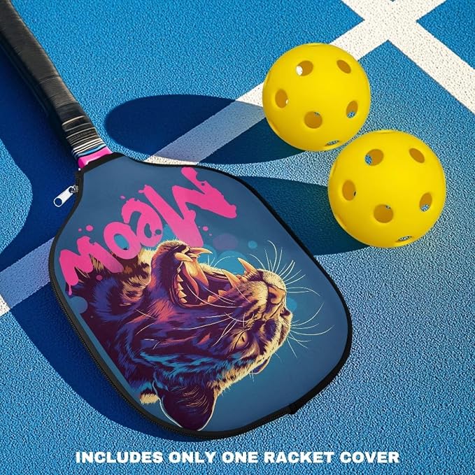 Blue Camo Corgi Pattern Print Pickleball Paddle Covers Only Paddles Holder Sleeve Fits Most Rackets
