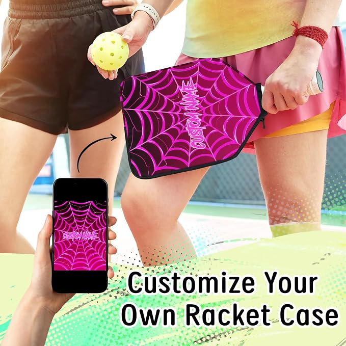Personalized Pickleball Paddle Cover, Robust & Waterproof Custom Pickleball Paddle Case for Ultimate Protection