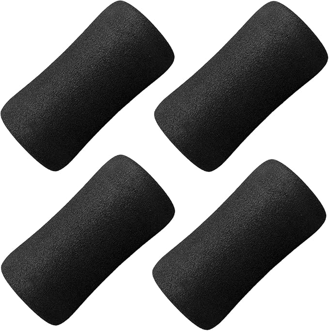 Foot Foam Pads Rollers(6.88 * 3.14 * 3.14in) for Exercise Machine, Inversion Table, Workout Bench, Sits Ups Replacement Parts, Home Gym Accesories