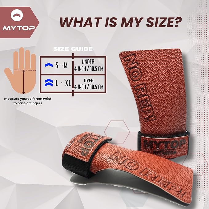 Gymnastics Basketball Sticky Hand Grips for Cross Functional Training, Weightlifting, Gymnastics, Pull ups, Muscle ups, Wrist Straps, Comfort for Gym Workout, Fingerless Grips Size L-XL