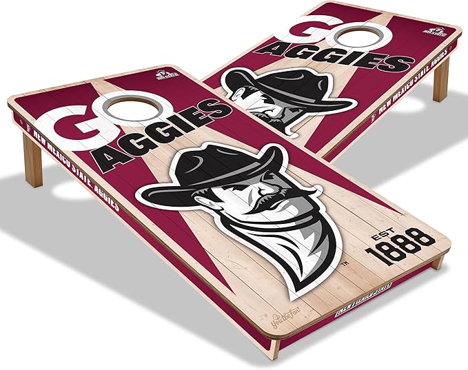 YouTheFan NCAA 2’ x 4’ Professional Wood Cornhole Game