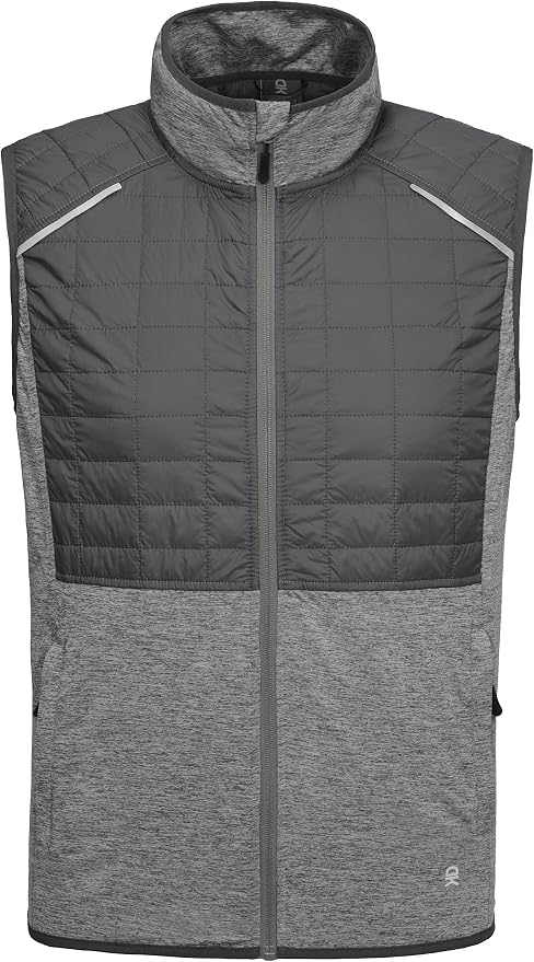 Little Donkey Andy Men's Lightweight Golf Vest Warm Outdoor Sleeveless Jacket for Hiking Travel Running Casual