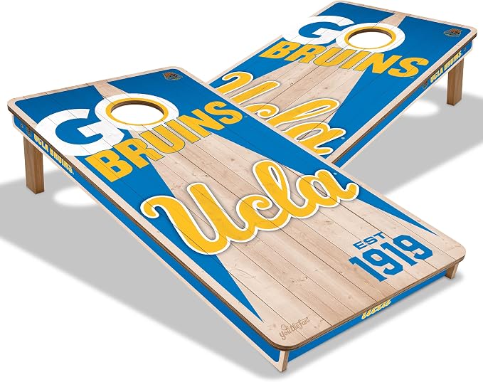 YouTheFan NCAA 2’ x 4’ Professional Wood Cornhole Game
