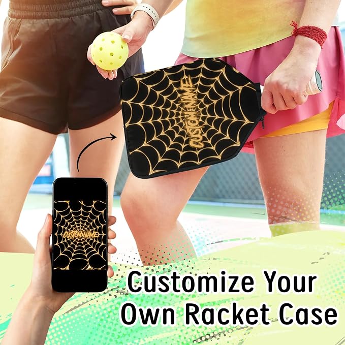 Personalized Pickleball Paddle Cover, Robust & Waterproof Custom Pickleball Paddle Case for Ultimate Protection