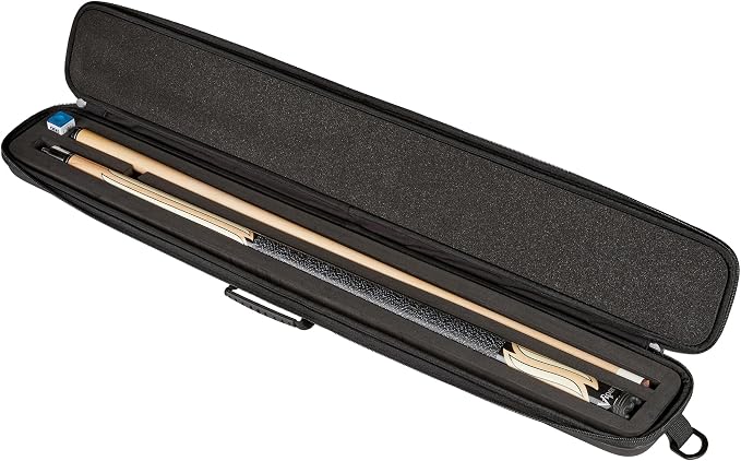 Casemaster Parallax Art Series Pool Cue Case, Holds 1 Butt and 1 Shaft, Foam-Padded Pool Stick Case, 600D Oxford Fabric, Shoulder Strap, Patriot