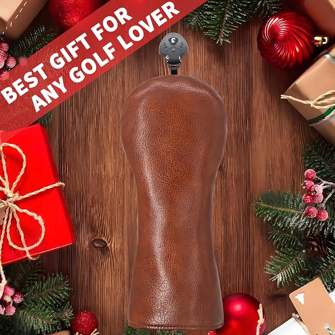 Golf Accessories Golf Club Covers for Driver, Fairway, Hybrids - Golf Driver Headcover/Golf Fairway Wood Head Cover/Hybrid Headcover for Men/Women Golfer