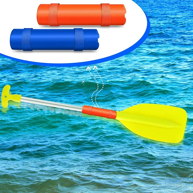 Deekin 2/4 Pack Paddle Float for Flotation Kayak Canoe Surf Paddleboarding Gifts - Prevent Paddle Sinking in Water