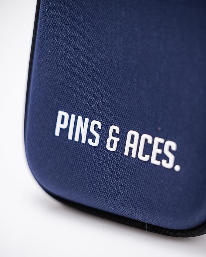Pins & Aces Glove and Accessory Caddie - Your All-in-One Solution for Organizing and Carrying Essential Golf Accessories On The Course (Navy)