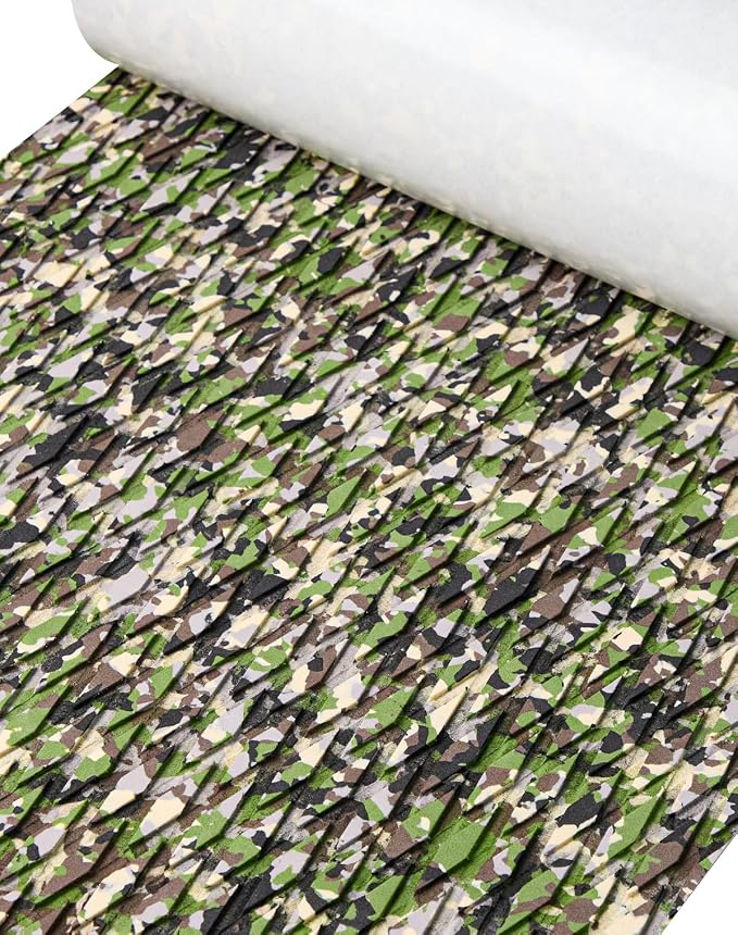 Hjdeck Universal Surfboard Pad EVA Foam Boat Flooring Decking Sheet Self-Adhesive Non-Slip Deck Grip Mat Marine Carpet for Yacht Boat Kayak Decking Golf Cart Fishing Boat RV Surfing Traction Pad