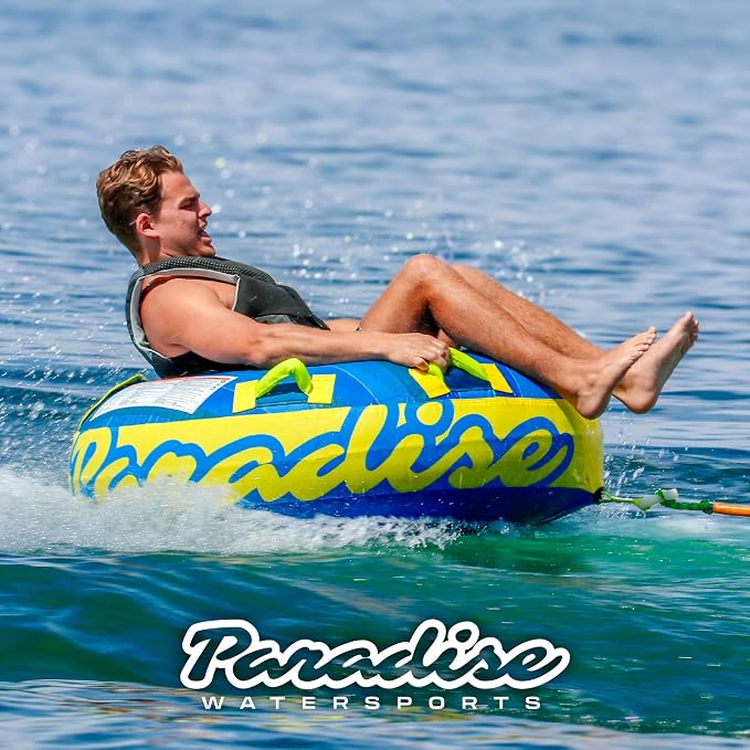 Paradise Water Sports - Breeze Water Towable Tube for Boating - 1 Rider