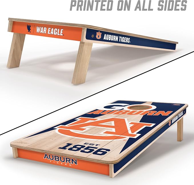 YouTheFan NCAA 2’ x 4’ Professional Wood Cornhole Game