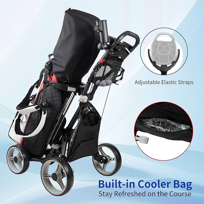 Caddytek Golf Explorer V8 Superlite Deluxe Push Cart