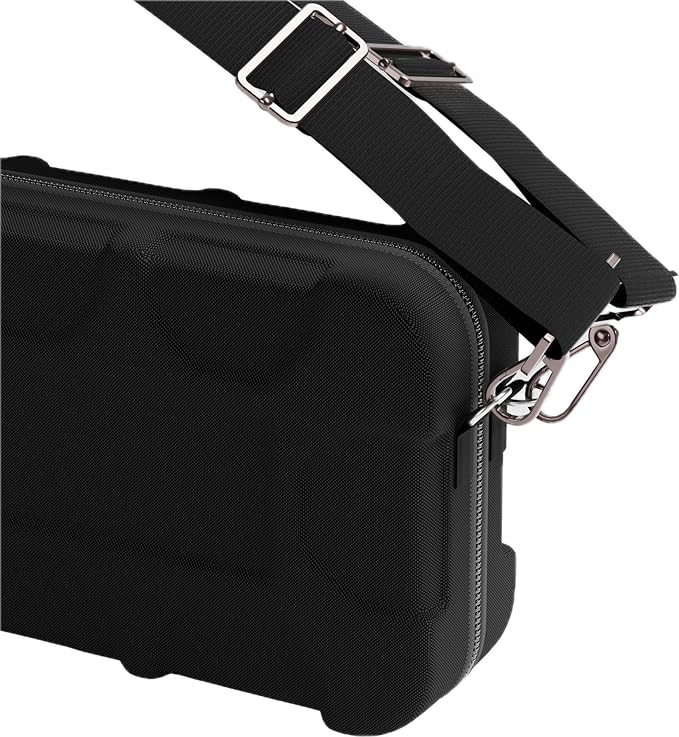 Casemaster Parallax 4x4 Billiard Cue Case, Holds 4 Butts and 4 Shafts, Foam-Padded Interior, 600D Oxford Fabric, Backpack Straps, Black