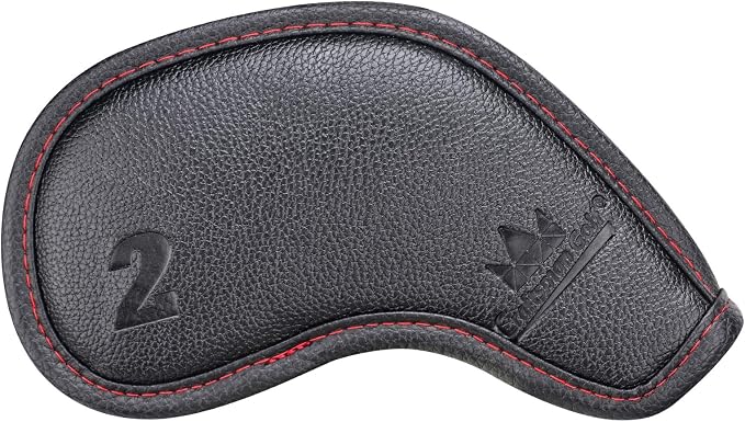 Craftsman Golf Embossed No. Black Cyan Golf Club Iron Headcovers Set for Ping Callaway Mizuno Taylomade Etc.