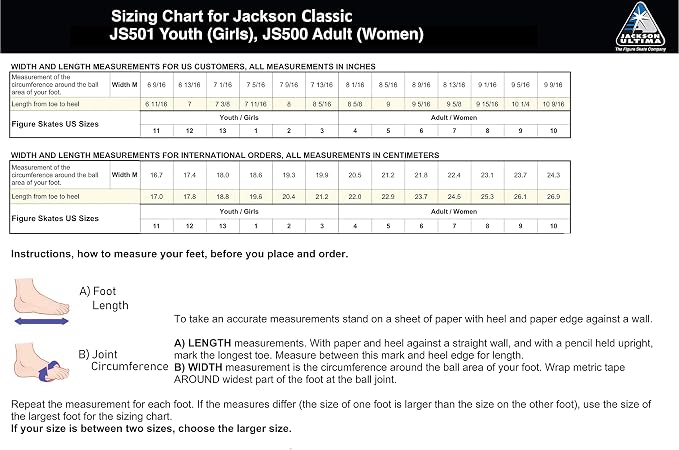 Jackson Ultima Classic Figure Ice Skates for Womens, Girls/JUST LAUNCHED NOV 2020 Bundle with Guardog Skateguards