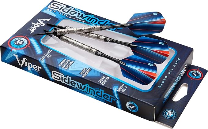 Viper Sidewinder 80% Tungsten Soft Tip Darts, 18 Grams