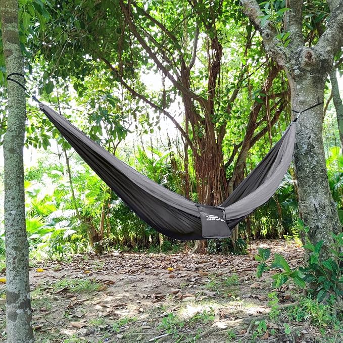 Forbidden Road Camping Hammock 400lbs Capacity Portable Hammock for Outside, Backyard, Travel, Backpacking, Beach