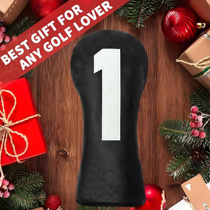Premium Golf Head Covers - Golf Driver Head Covers, Protects Against Scratches and Damage, Specifically Designed for Fairway Woods.