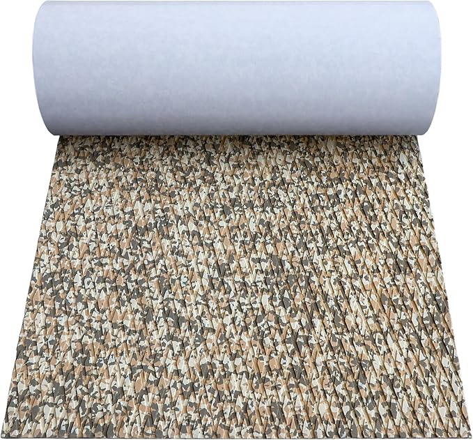 Hjdeck Boat Flooring EVA Foam Boat Decking Marine Carpet Non-Slip Decking Sheet Self-Adhesive Marine Flooring for Fishing Boat Kayak Yacht RV Swimming Pool Golf Cart 94.5"x23.6"/16.1"/11.8"