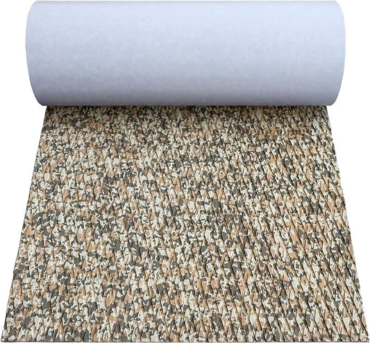 Hjdeck Boat Flooring EVA Foam Boat Decking Marine Carpet Non-Slip Decking Sheet Self-Adhesive Marine Flooring for Fishing Boat Kayak Yacht RV Swimming Pool Golf Cart 94.5"x23.6"/16.1"/11.8"