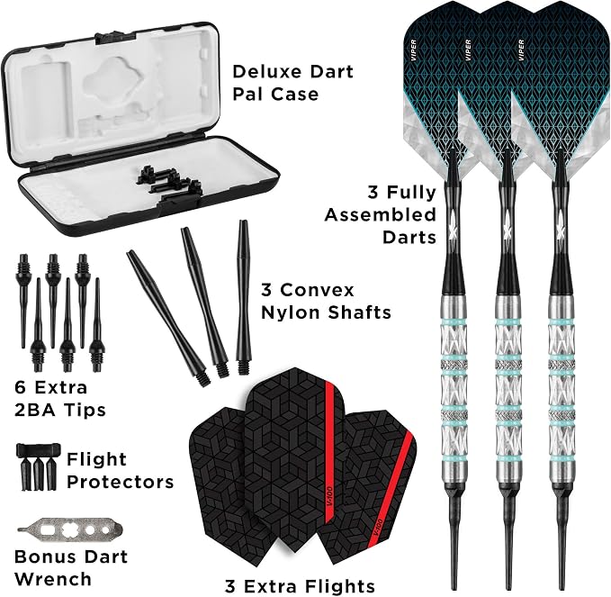 Viper Diamond 90% Tungsten Soft Tip Darts