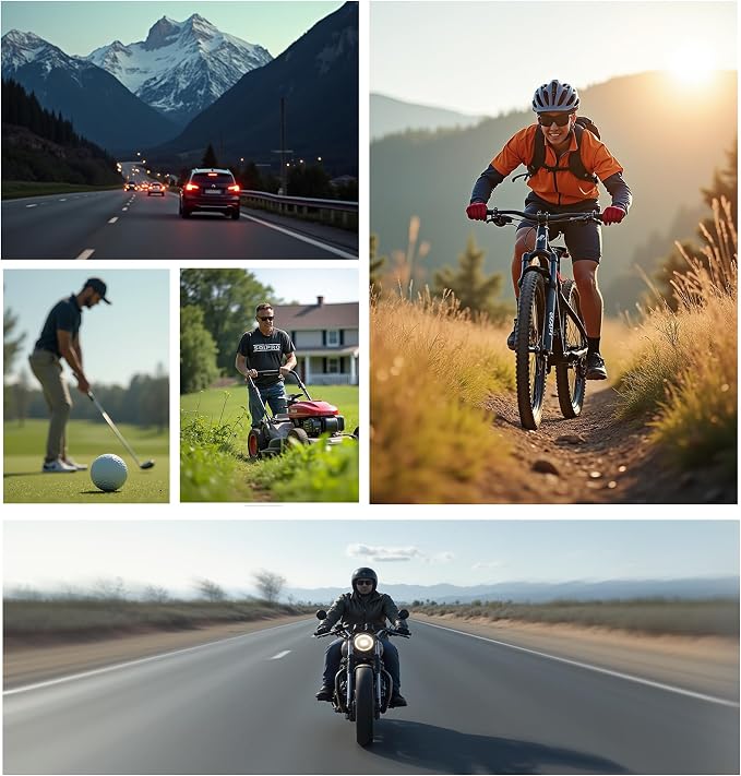 ANSI Z87.1+ Safety Sunglasses, Impact Resistant with EVA Foam, Anti-Fog Windproof for MTB, Cycling, Shooting, Work