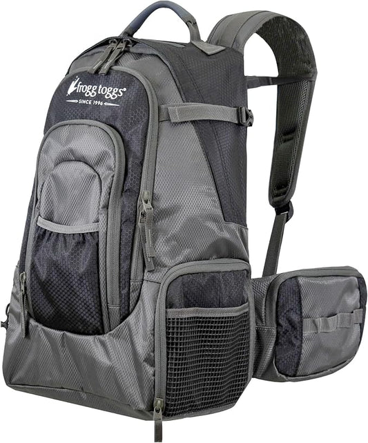 FROGG TOGGS Fishing Sling Pack, Easy Hands-free Fishing Tackle Storage Bag With Water Bottle Pocket