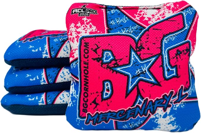 BG Cornhole Mercenary-L Bags | Exclusive to Amazon | Set of 4 Bags