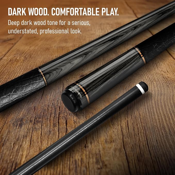Series, Glass Fiber Pool Cue Stick, Uni-QR, 3/8-10, 5/16-18 Joint, Synthetic Leather Grip, 29" Glassfiber Shaft, 7-Layer Microfiber Tip
