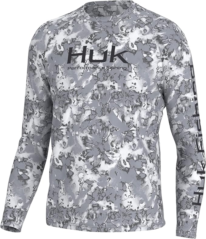 HUK Men's Pursuit Vented Long Sleeve Fishing Shirt (+30 UPF)